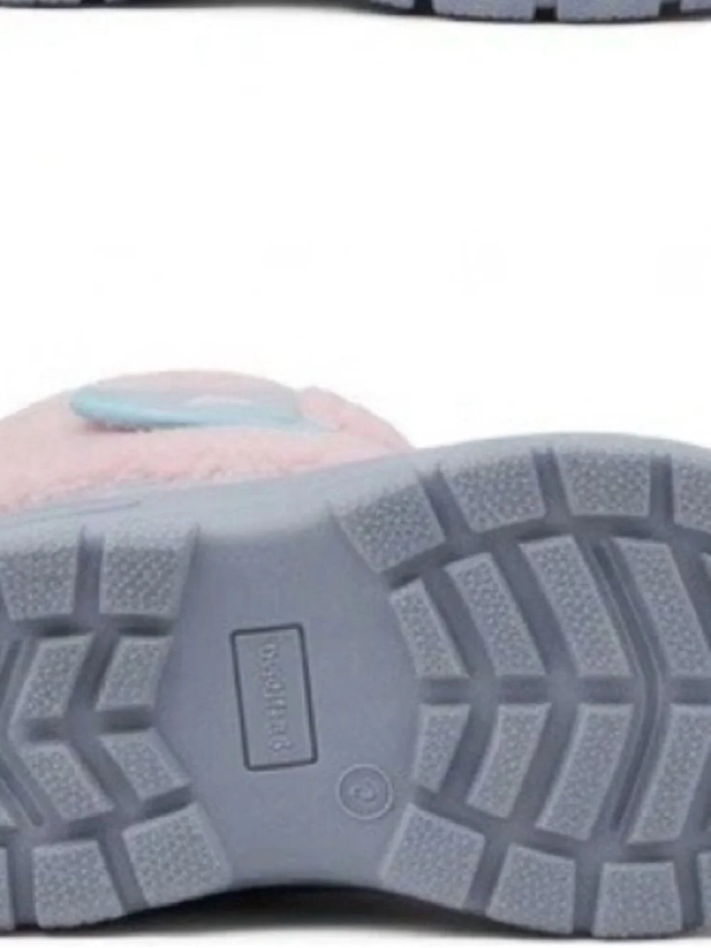Kids Waterproof Pink and Light Blue Winter Boots